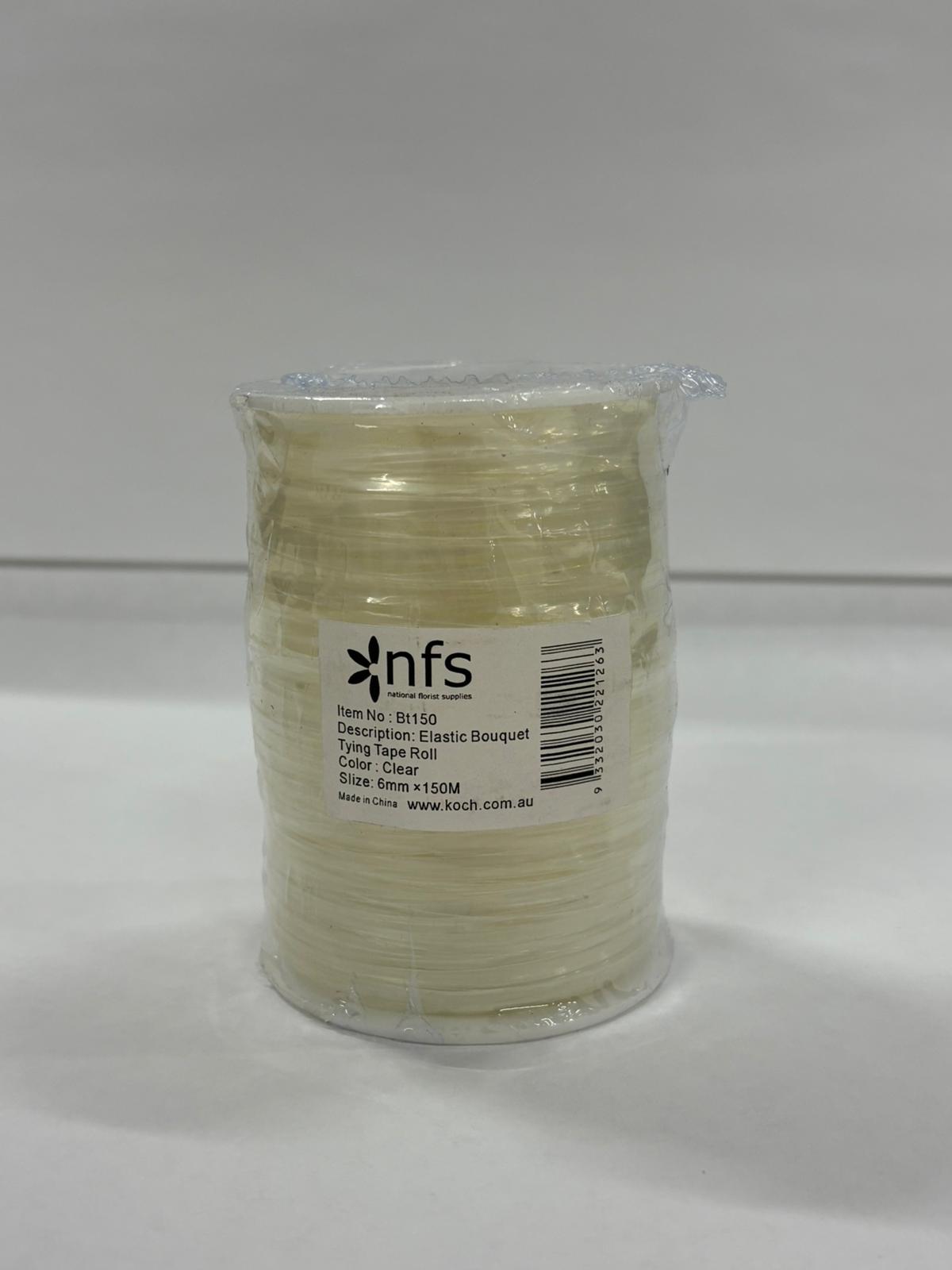 Florist elastic bouquet tying tape roll